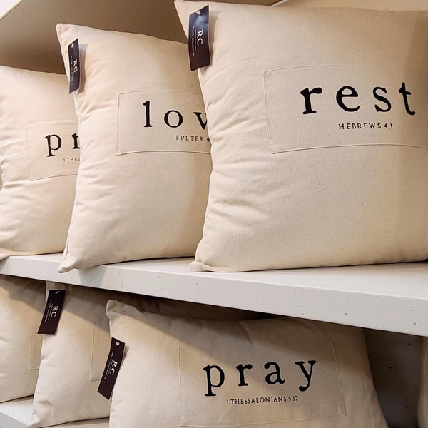 Bible Verse Pillow Etsy