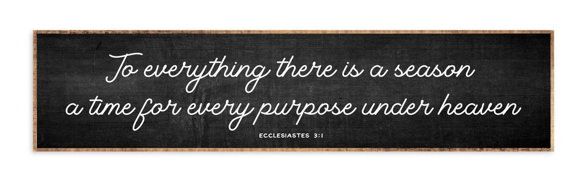 Large Scripture Wall Art Decor Framed Wood Sign to Etsy