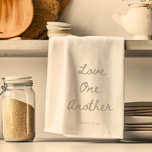 Scripture Tea Towels - Revelation Culture, Christian Kitchen Decor, Bible Verse Towel, Faith-Based Gifts