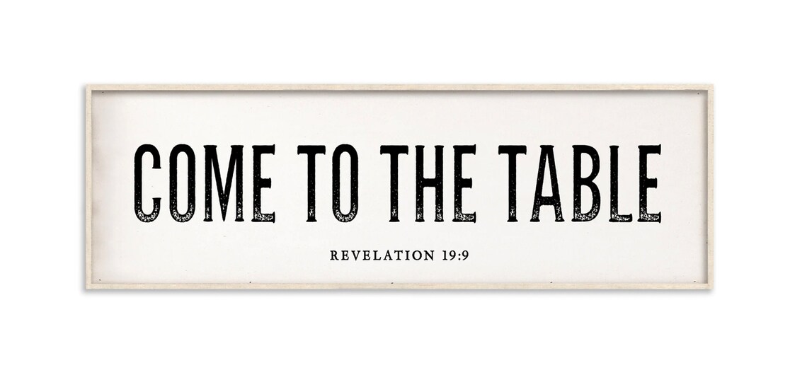 Kitchen Word Signs Come to the Table dinner for Two All Etsy