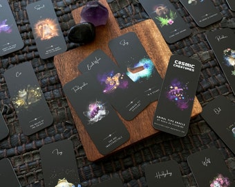 Cosmic Creatures Mini Oracle Cards