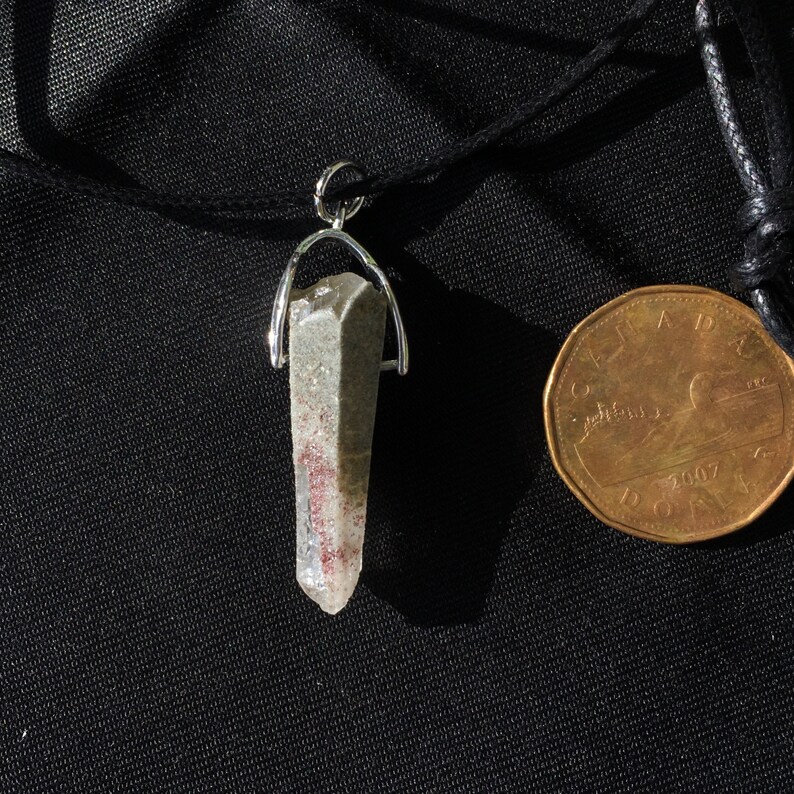 Goddess Eagle Woman Ethical Quartz Forest Crystal Necklace