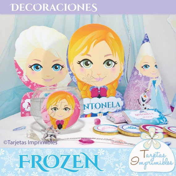 Frozen printable party decorations Kit Il_570xn