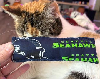 Seahawks catnip toy long