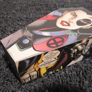Domino Comic Coffin Box - Gothic Horror Nerd Trinket Keepsake Box DC Comics