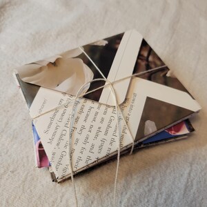 Beautiful Magnolia Envelopes. Reusable with velcro seals. Each one is unique. Bundles of 8 in a pack