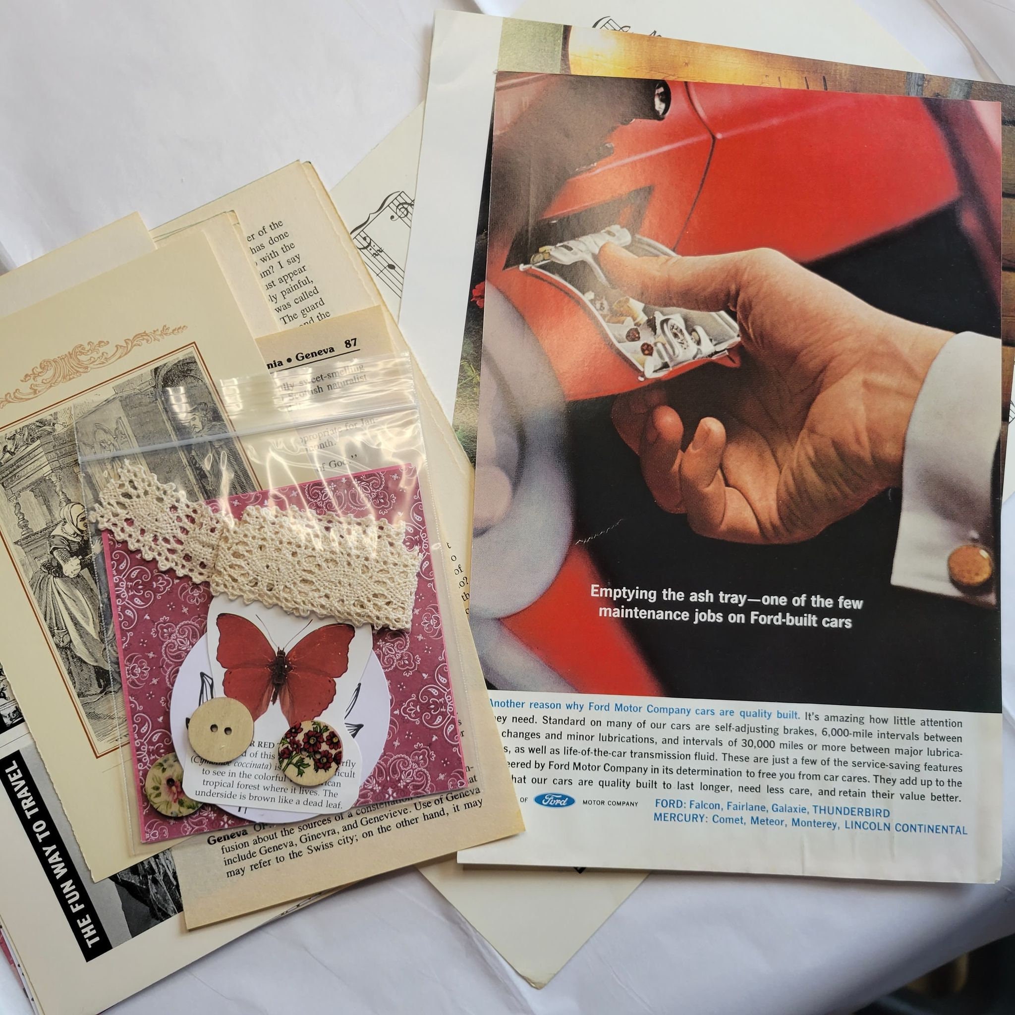 Vintage Scrapbook Kit – 130 Pieces – the journal challenge™