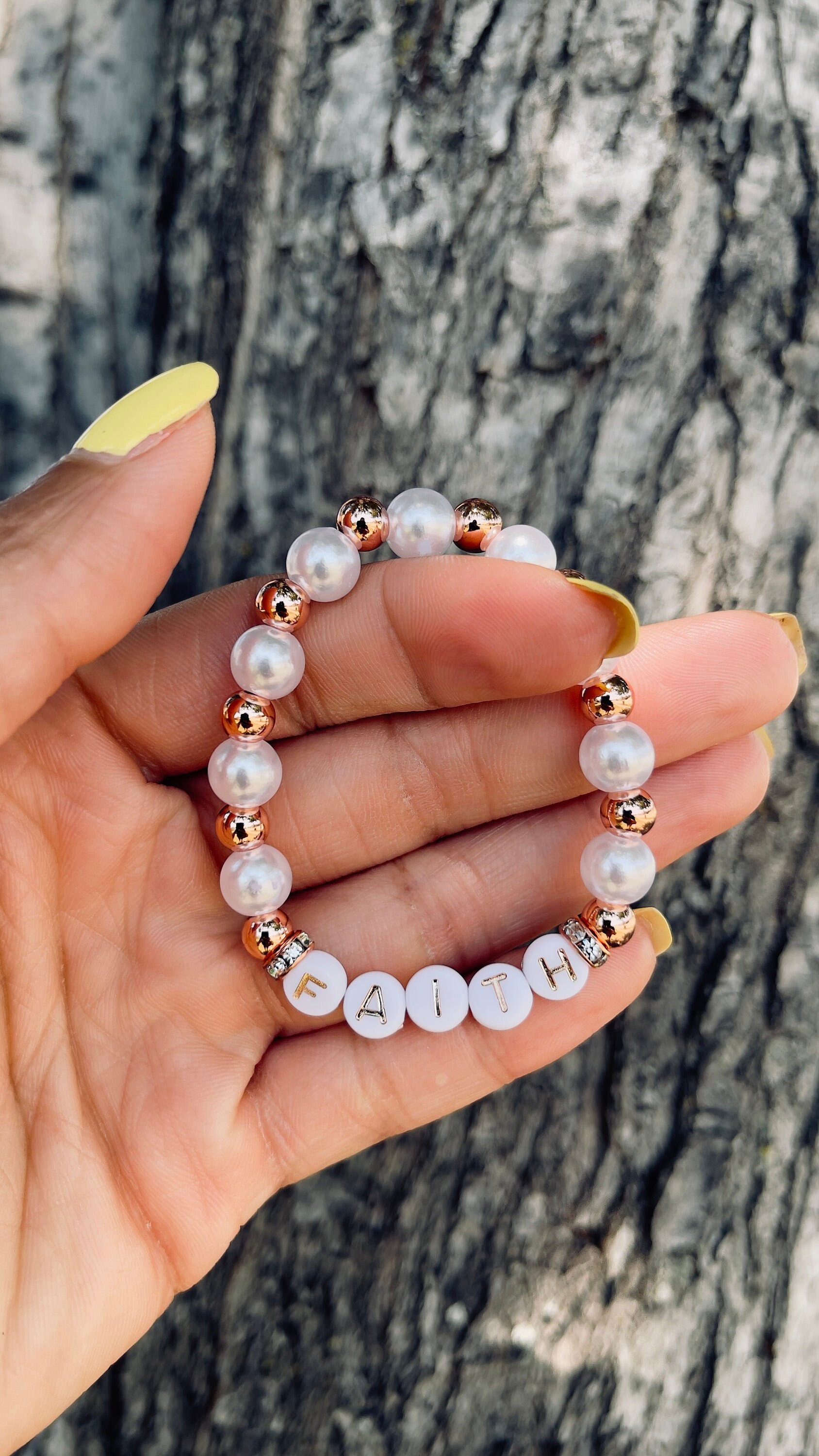 Faith Bead Bracelet