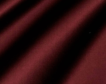 Burgundy Satin Fabric 60" Inch Wide – 10 Yards By Roll