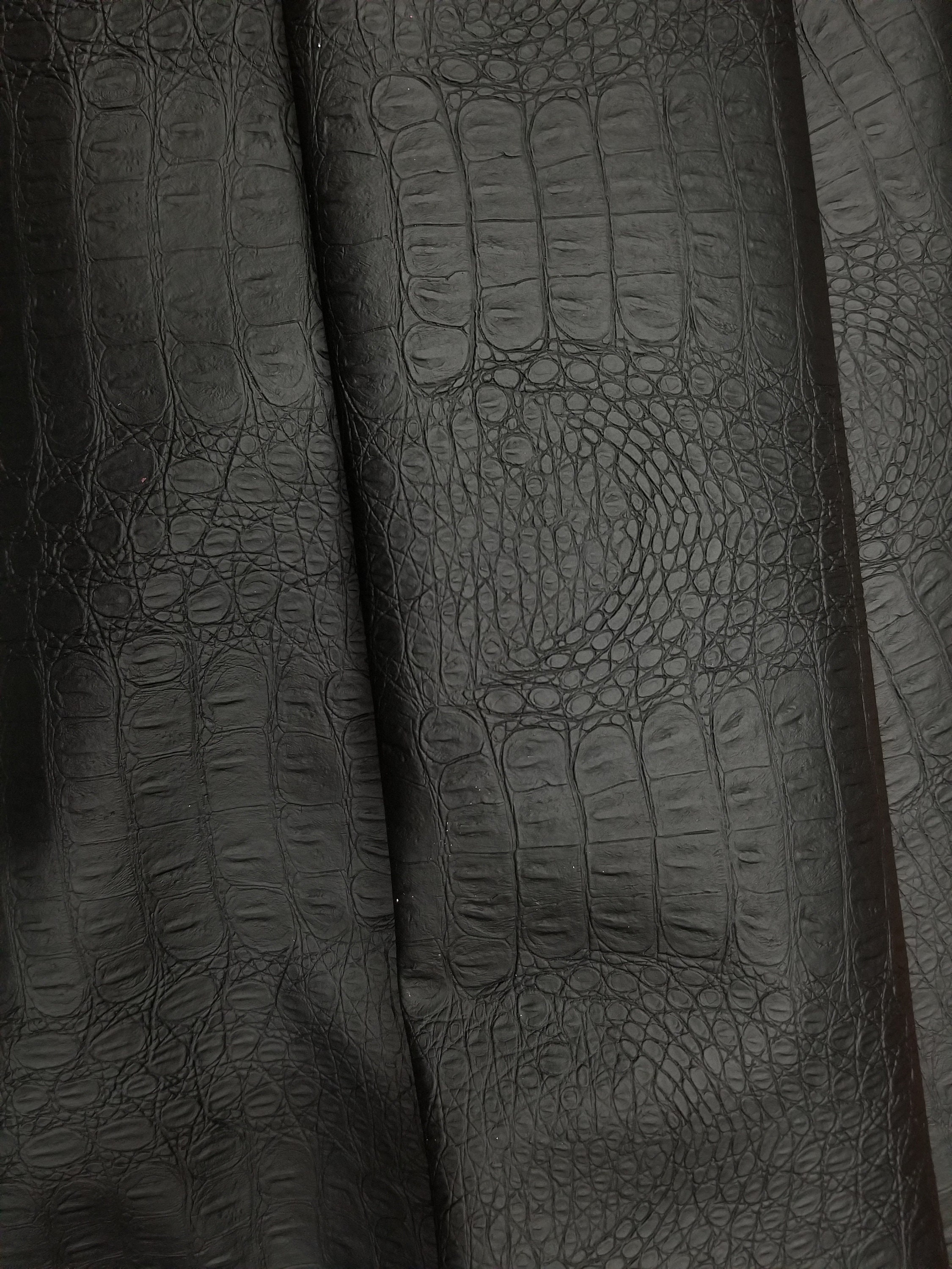 Waverly Inspirations 52 Faux Leather Crocodile Print Upholstery