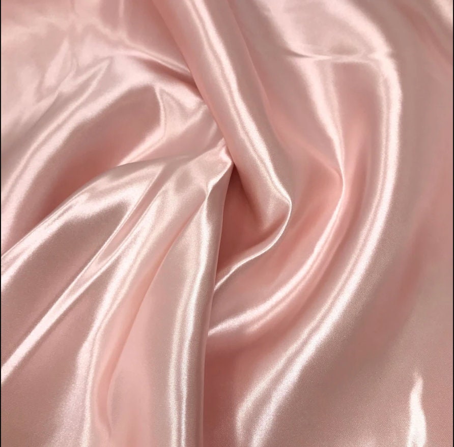 Bridal Satin - Fabric by the yard - 430 Peach