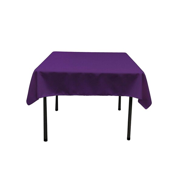 Square Tablecloth 60 X Inch Purple Table Cloth Square Tablecloth 60 X Inch Purple, Square Tablecloth On Round Table