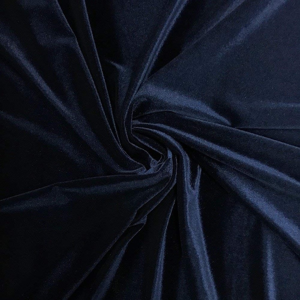 Blue Velvet Fabric - Etsy