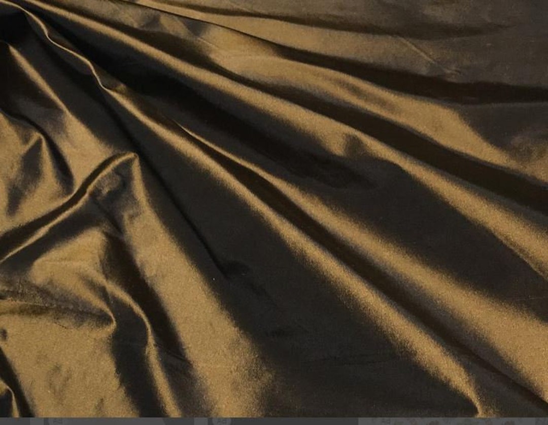 Bronze Satin Fabric 60 Inch Wide 10 Yards by Roll Etsy