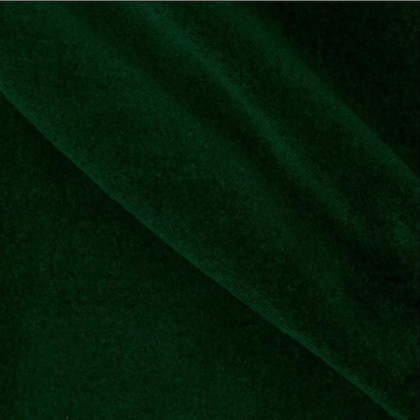 Flocking Velvet (Hunter Green) by the yard