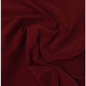 Flocking Velvet (Burgundy) by the yard