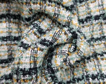 Multi Color Cotton Lurex Bouclé Sold by Yard