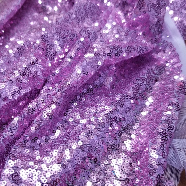 Lavender Sequin Fabric, by The Yard, Sequin Fabric, Tablecloth, Linen, Sequin Tablecloth, Table Runner
