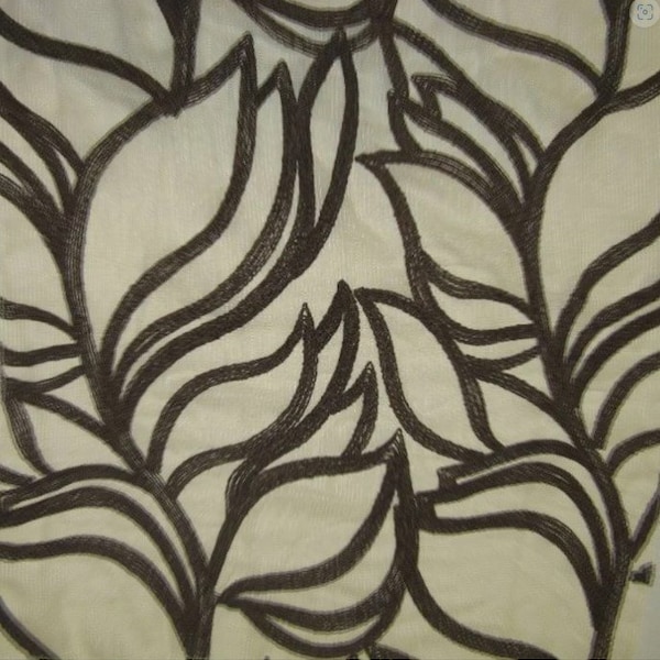 EMBROIDERED - Stanford -  use for Home Decor Upholstery and Drapery for Sewing Apparel by the Yard