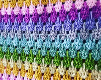 CROCHET PATTERN for Larksfoot Crochet Blanket