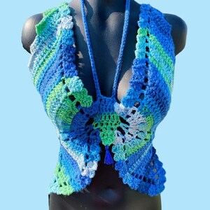 CROCHET PATTERN for Butterfly Crochet Top image 3