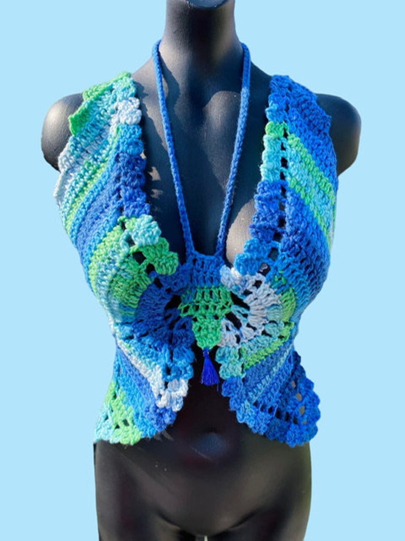CROCHET PATTERN for Butterfly Crochet Top image 3
