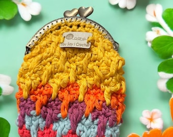 CROCHET PATTERN for Coin Crochet Purse