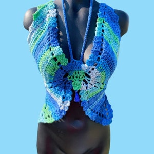 CROCHET PATTERN for Butterfly Crochet Top image 10