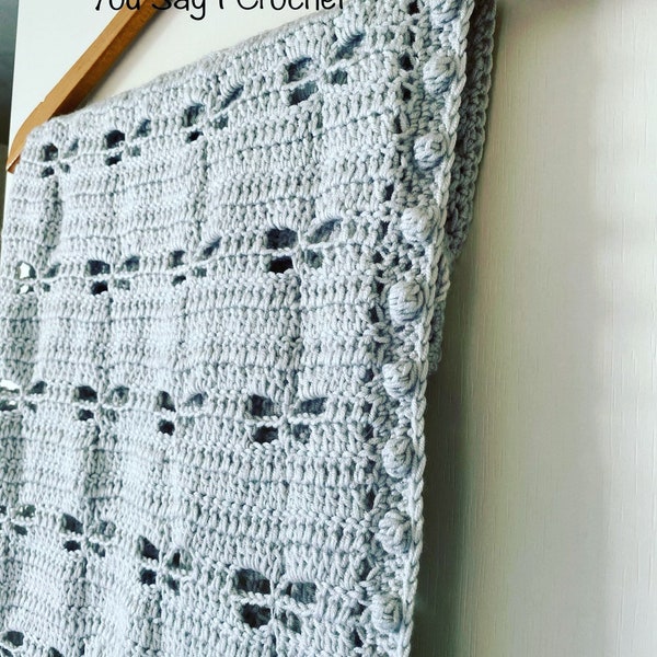 CROCHET PATTERN for Dragonfly Crochet Blanket