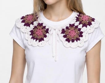 CROCHET PATTERN for Peter Pan Crochet Collar
