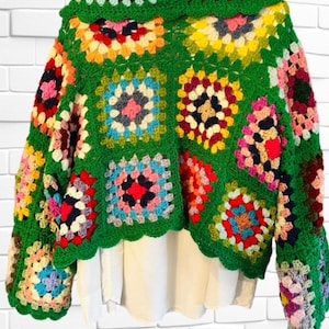 CROCHET PATTERN for Collared Short Crochet Jacket