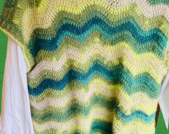 CROCHET PATTERN for Wavelet Crochet Tank Top