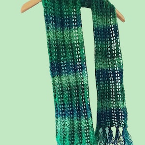 CROCHET PATTERN for Woodland Crochet Scarf