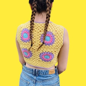 CROCHET PATTERN for Sunny Crochet Crop Top
