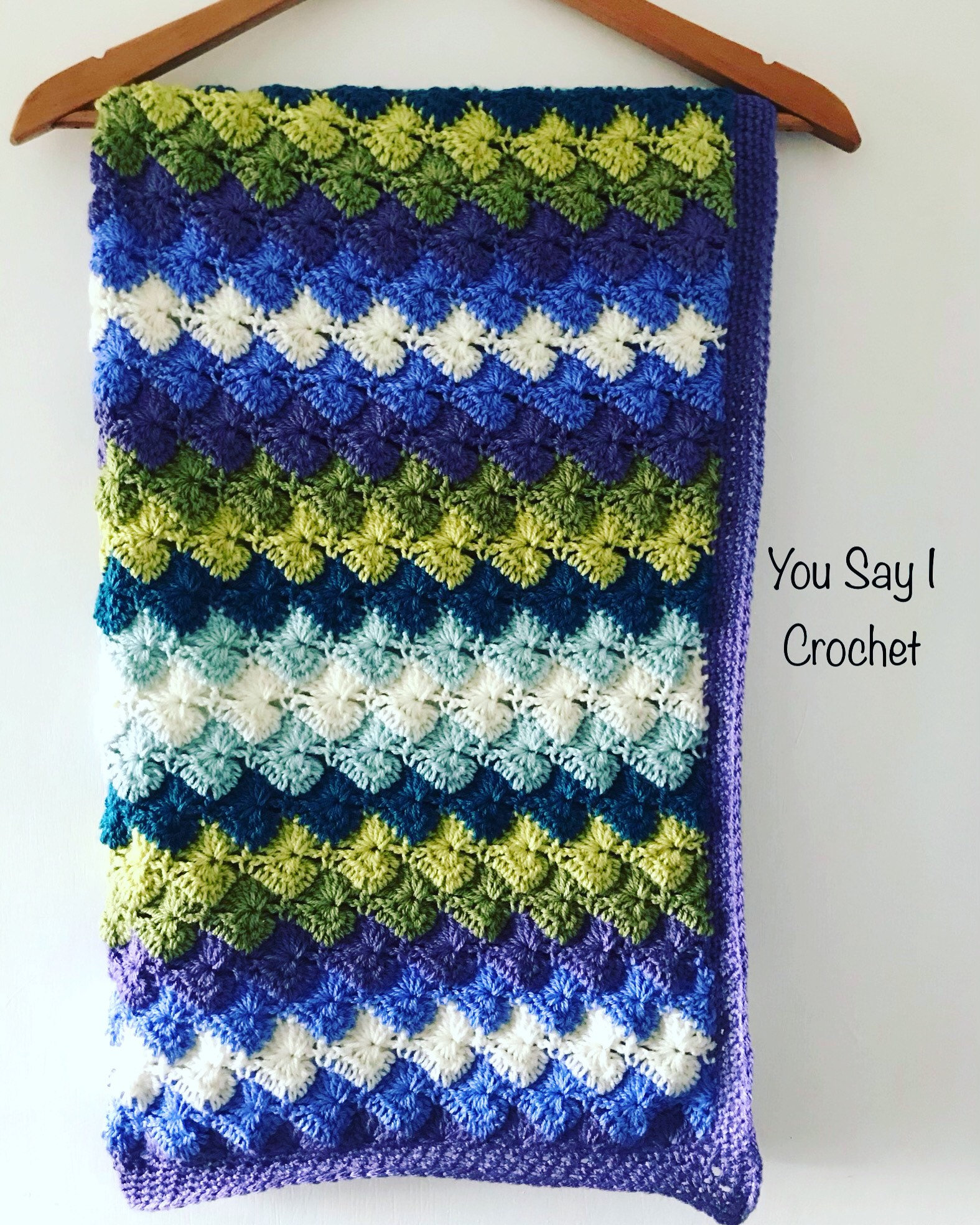 Catherine wheel stitch blanket deals