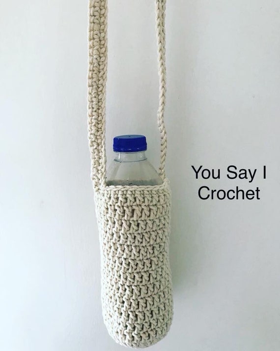 CROCHET PATTERN for Crochet Water Bottle Holder 
