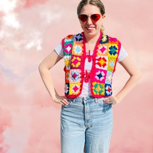 Crochet Pattern for Quirky Crochet Waistcoat