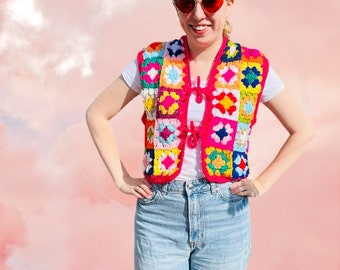 Crochet Pattern for Quirky Crochet Waistcoat