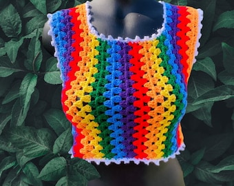 CROCHET PATTERN for Zig Zag Crochet Top