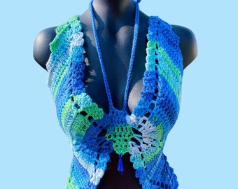 CROCHET PATTERN for Butterfly Crochet Top