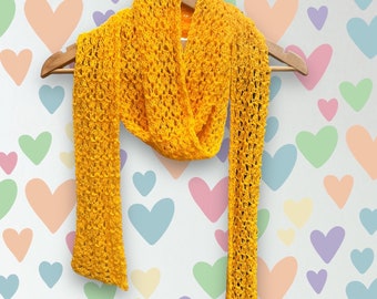 Long Crochet Scarf