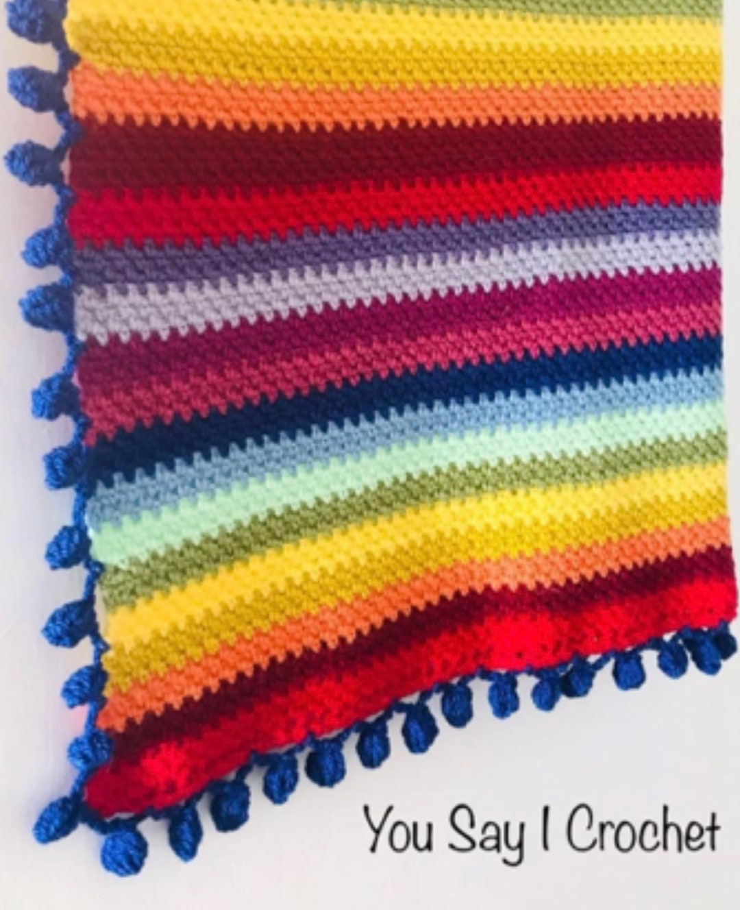 CROCHET PATTERN for Moss Stitch Crochet Blanket Pattern - Etsy