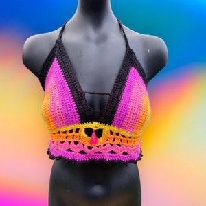 CROCHET PATTERN for Lacy Crochet Bralette