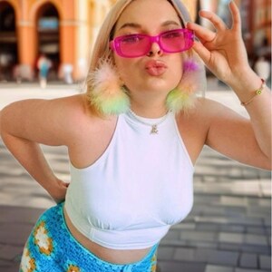 CROCHET PATTERN for Granny Square Crochet Mini Skirt image 2