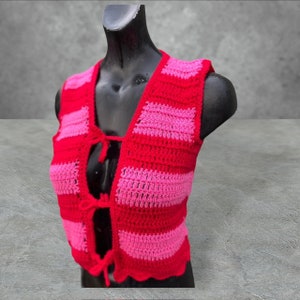 CROCHET PATTERN for Tramlines Crochet Vest