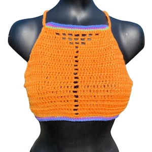 CROCHET PATTERN for Festival Halter Neck Crochet Top