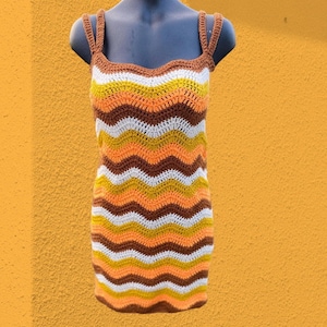 HÄKELANLEITUNG für ein Riffel-Häkelkleid