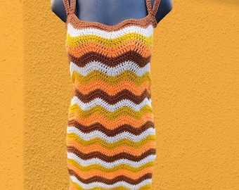 CROCHET PATTERN for Ripple Crochet Dress