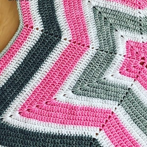 CROCHET PATTERN for Star Crochet Blanket image 1