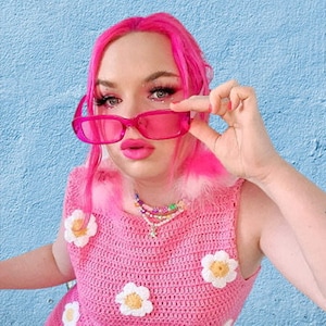 CROCHET PATTERN for Daisy Skirt & Top Crochet Co-Ord Set